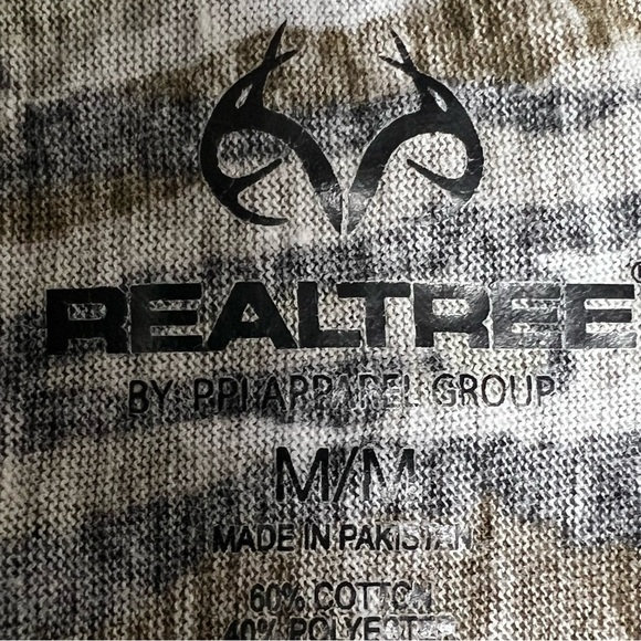 Realtree Camo Joggers Pants Size Medium LIght Weight Drawstring Colorblock 30 - Picture 9 of 11